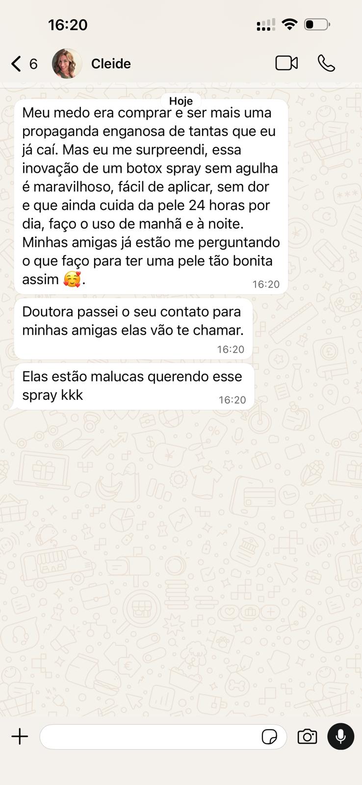 Depoimento de cliente 2